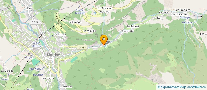 localisation de l'entreprise ARDESIA à MORZINE