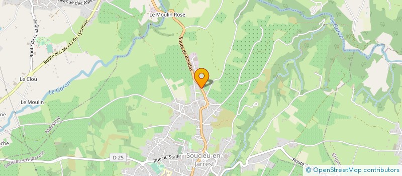 localisation de l'entreprise ARDETEM INGENIERIE à SOUCIEU-EN-JARREST
