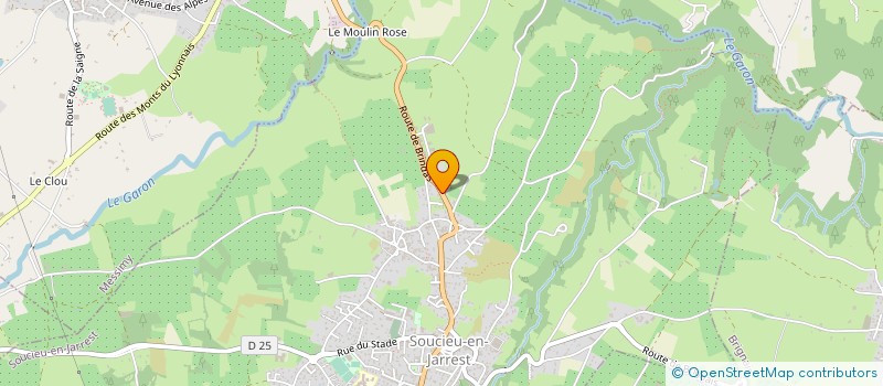 localisation de l'entreprise ARDETEM-SFERE à SOUCIEU-EN-JARREST