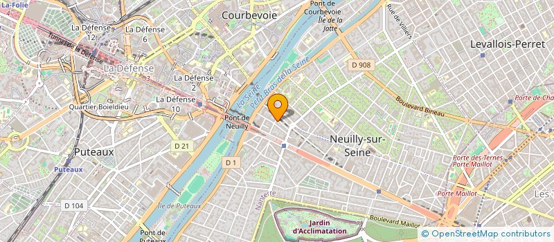 localisation de l'entreprise ARDEUR SOLUTIONS à NEUILLY-SUR-SEINE
