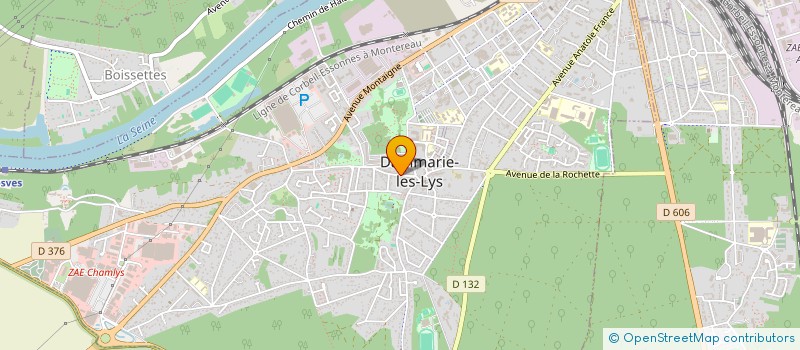 localisation de l'entreprise ARDEVA 77 à DAMMARIE-LES-LYS