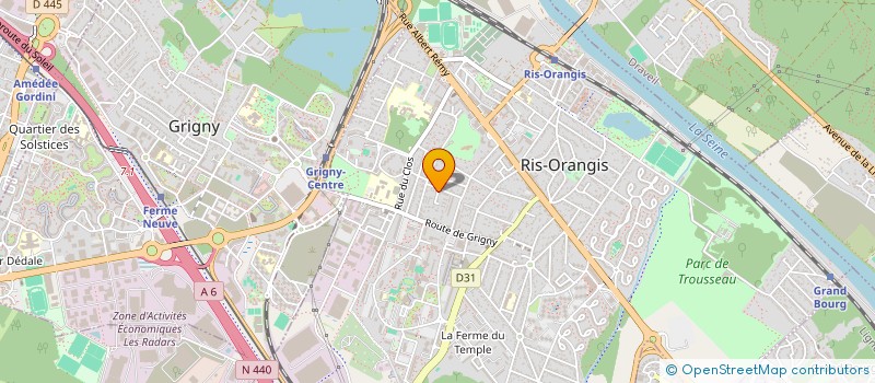 localisation de l'entreprise ARDEX CONSEILS à RIS-ORANGIS