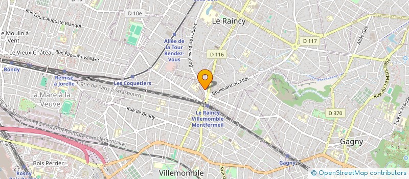 localisation de l'entreprise ARDI à LE RAINCY