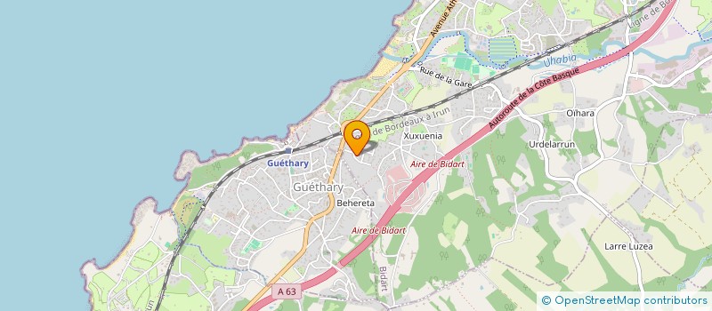 localisation de l'entreprise ARDI à BIDART