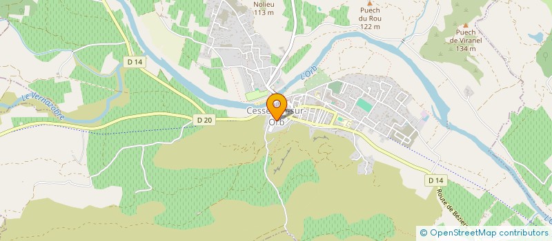 localisation de l'entreprise ARDIACA MAREE  CESSENON-SUR-ORB