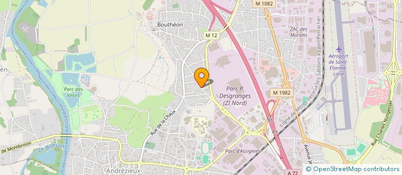 localisation de l'entreprise ARDICLIK  ANDREZIEUX-BOUTHEON