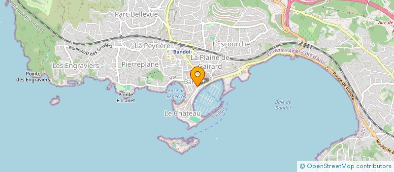 localisation de l'entreprise ARDILLA à BANDOL