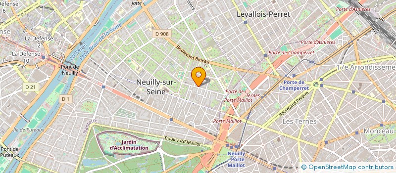 localisation de l'entreprise ARDILLA à NEUILLY-SUR-SEINE