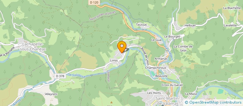 localisation de l'entreprise ARDILOR à SAINT-MARTIN-DE-VALAMAS