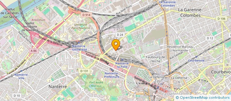 localisation de l'entreprise ARDING  NANTERRE