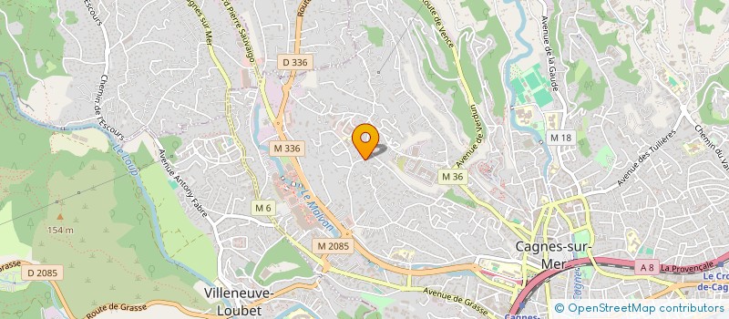 localisation de l'entreprise ARDISSON CONSEILS à CAGNES-SUR-MER