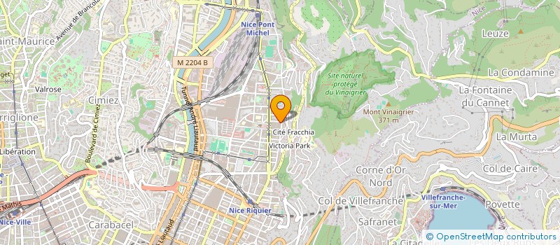 localisation de l'entreprise ARDISSONE à NICE