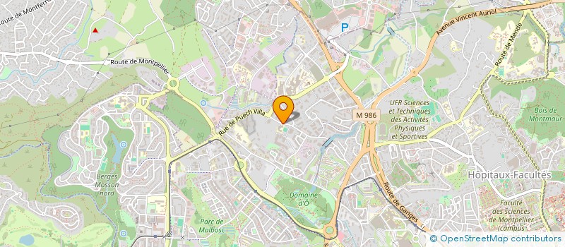 localisation de l'entreprise ARDIT à MONTPELLIER