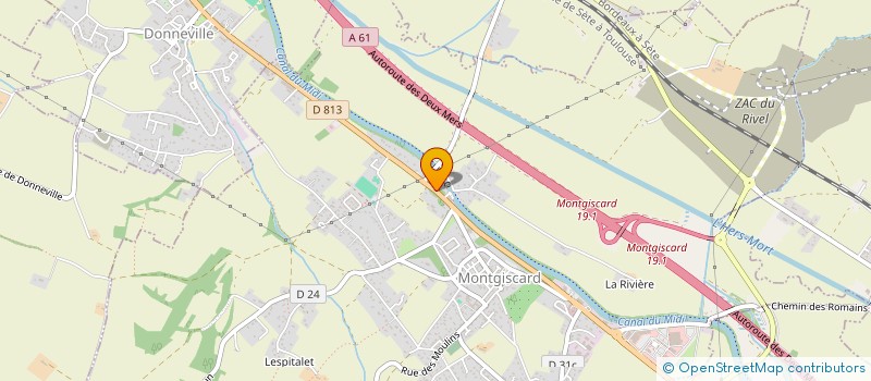 localisation de l'entreprise ARDITS à MONTGISCARD