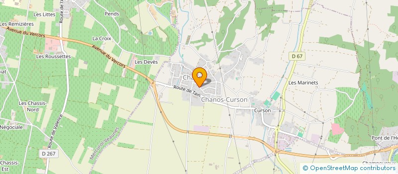 localisation de l'entreprise ARDIUM PATRIMOINE  CHANOS-CURSON