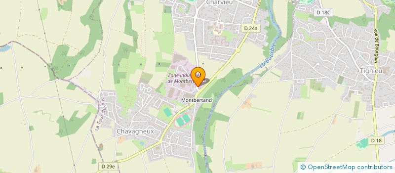 localisation de l'entreprise ARDIZZONE GIMENEZ  CHARVIEU-CHAVAGNEUX