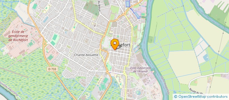 localisation de l'entreprise ARDLR IMMO  ROCHEFORT