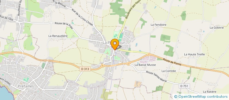localisation de l'entreprise ARDM à LA PLAINE-SUR-MER