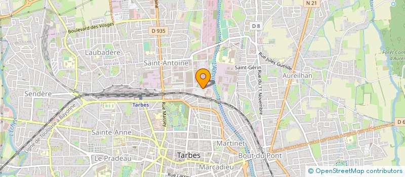 localisation de l'entreprise ARDOAZ  TARBES