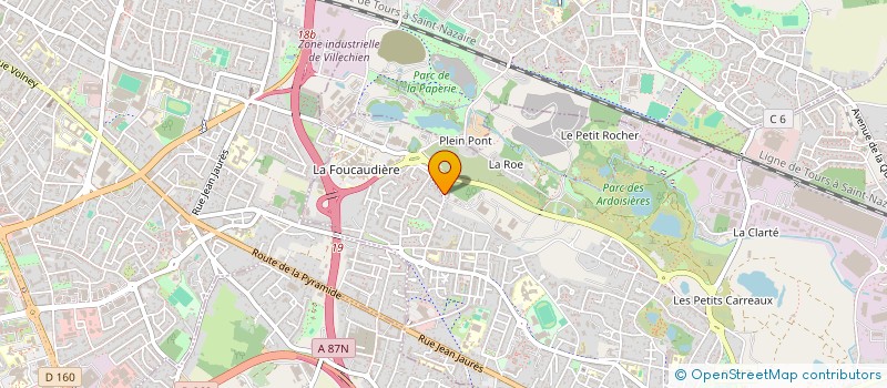 localisation de l'entreprise ARDOISIERES D ANGERS à TRELAZE
