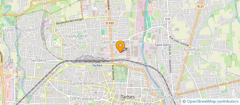 localisation de l'entreprise ARDOLAND  TARBES