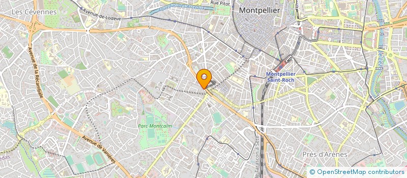 localisation de l'entreprise ARDOMUS ARCHITECTEUR à MONTPELLIER