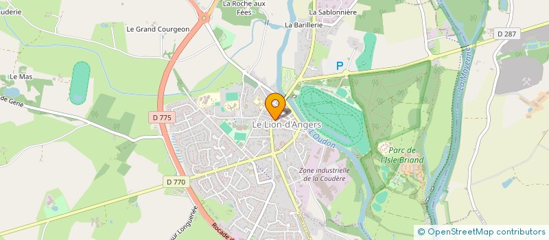 localisation de l'entreprise ARDOUEZE  LE LION-D'ANGERS