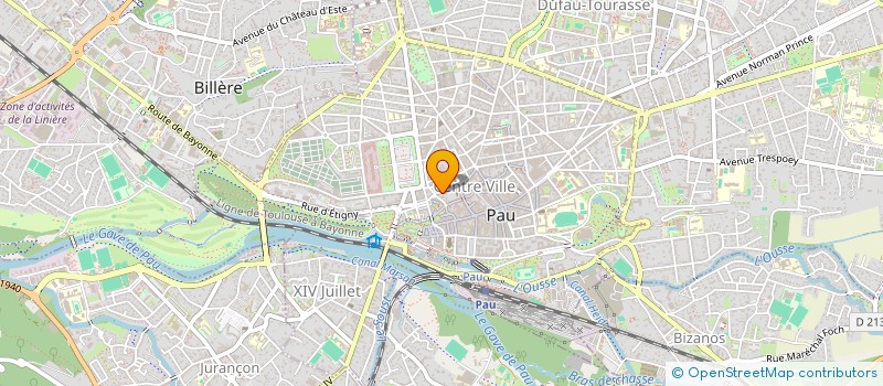 localisation de l'entreprise ARDOUIN BENTEJAC à PAU