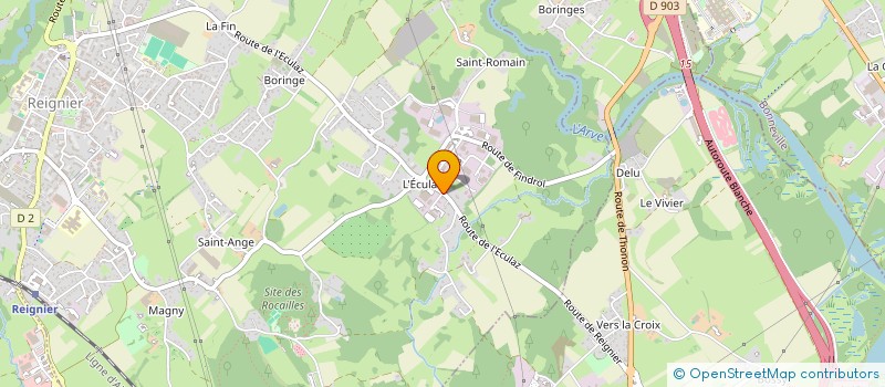 localisation de l'entreprise ARDOUIN-BROCHIER à REIGNIER-ESERY