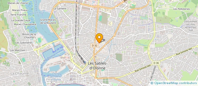 localisation de l'entreprise ARDOUIN CS à LES SABLES D'OLONNE