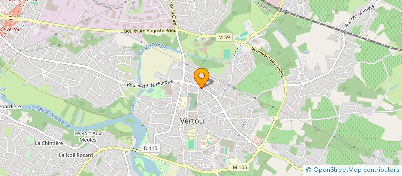 localisation de l'entreprise ARDOUIN IMMOBILIER SUD-LOIRE à VERTOU