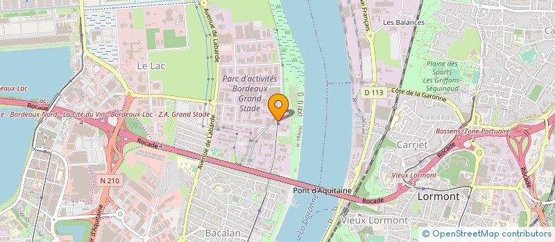 localisation de l'entreprise ARDP à BORDEAUX