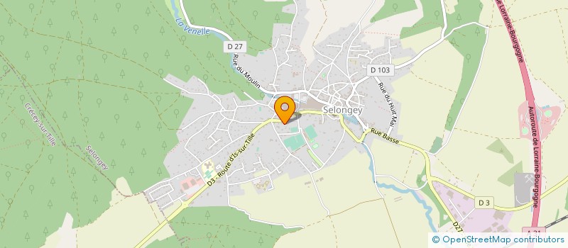 localisation de l'entreprise ARDPI à SELONGEY