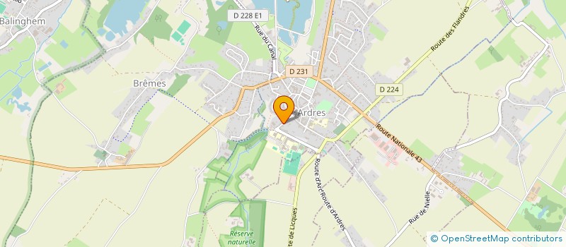 localisation de l'entreprise ARDRES FUTSAL CLUB  ARDRES