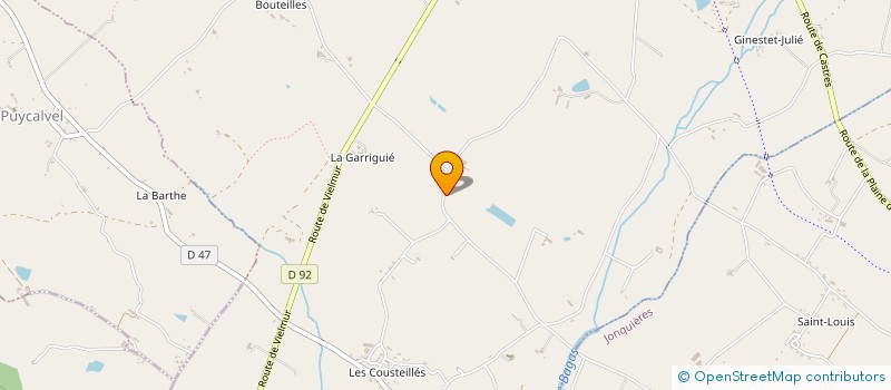 localisation de l'entreprise ARDRICH à JONQUIERES