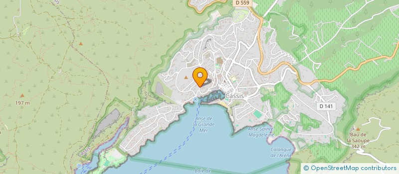 localisation de l'entreprise ARDRO TOURISMES à CASSIS