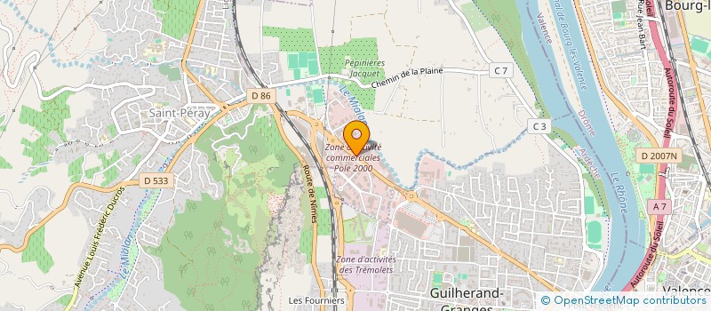 localisation de l'entreprise ARDROM IMMO  VALENCE