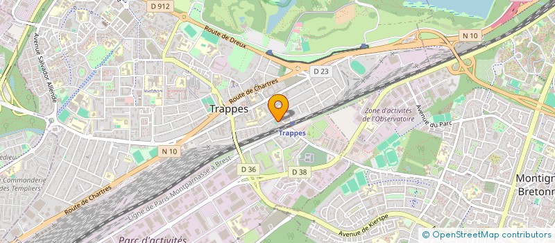localisation de l'entreprise ARDRY J-F ET LUXEREAU P à TRAPPES