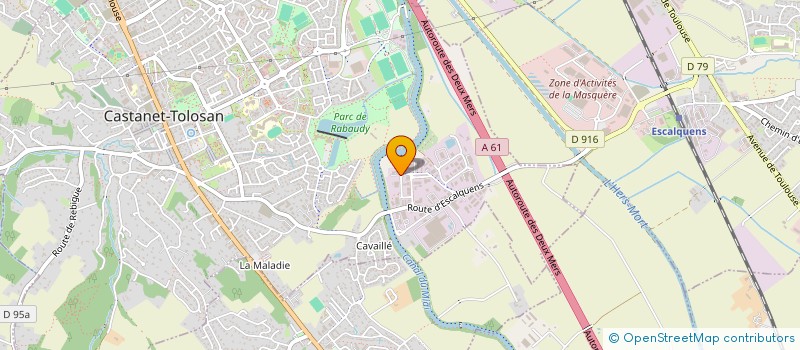 localisation de l'entreprise ARDUENNA à CASTANET-TOLOSAN