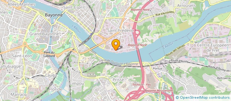 localisation de l'entreprise ARDUINA SARL à BAYONNE