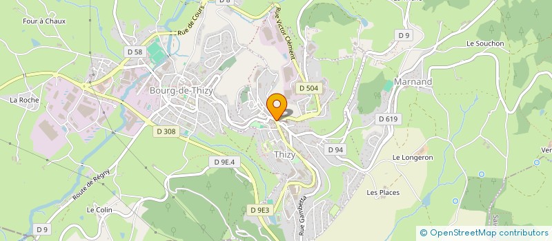 localisation de l'entreprise ARDUO à THIZY-LES-BOURGS