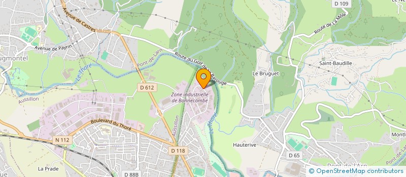 localisation de l'entreprise ARDV  MAZAMET