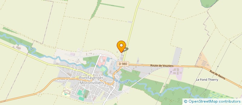 localisation de l'entreprise ARE  PONTFAVERGER-MORONVILLIERS