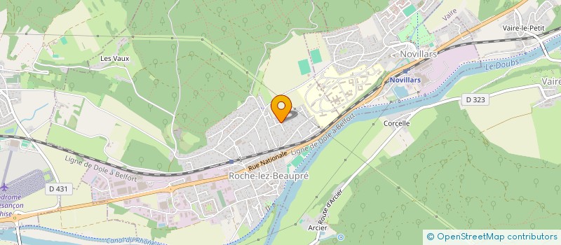 localisation de l'entreprise ARE-PPS  ROCHE-LEZ-BEAUPRE