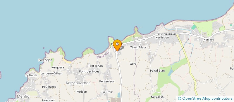 localisation de l'entreprise AREA à PLOUESCAT