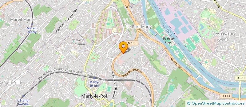 localisation de l'entreprise AREA 3D  LE PORT-MARLY