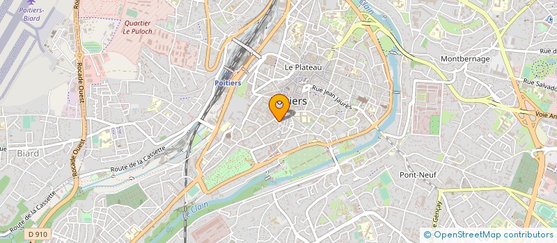 localisation de l'entreprise AREA à POITIERS