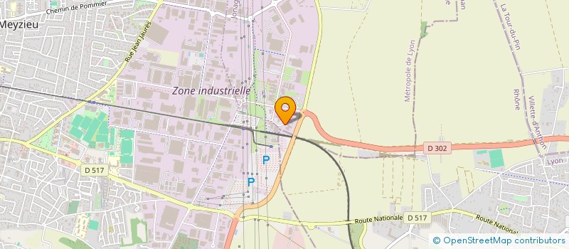 localisation de l'entreprise AREA  JONAGE