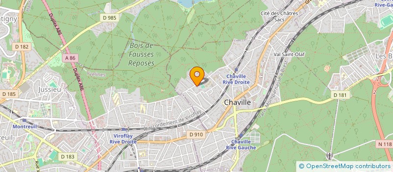 localisation de l'entreprise AREA à CHAVILLE