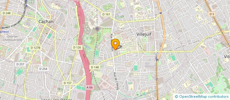 localisation de l'entreprise AREA à VILLEJUIF